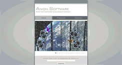 Desktop Screenshot of anionsoftware.com